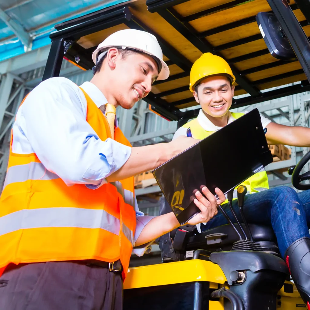 forklift truck driver