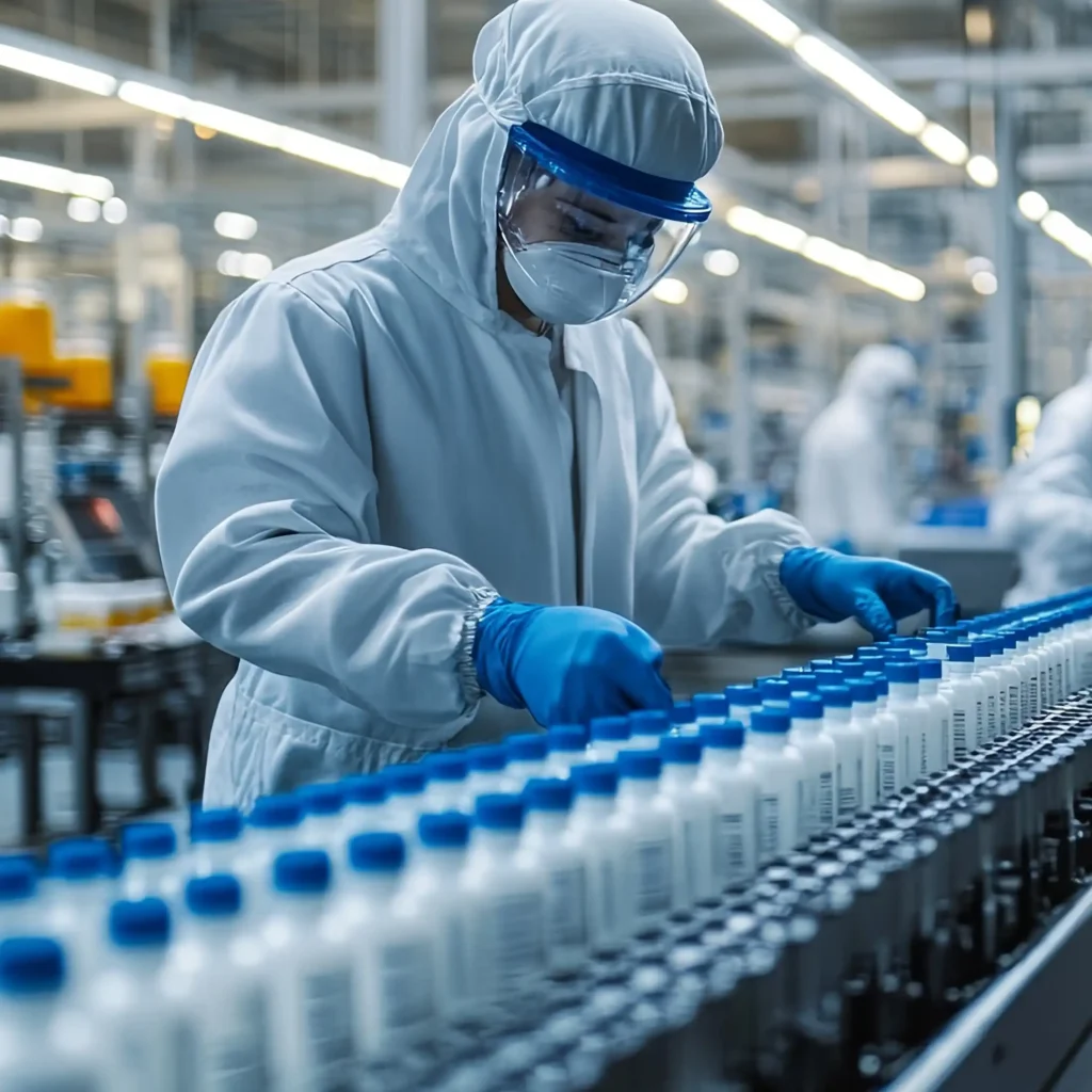 A pharmaceutical factory